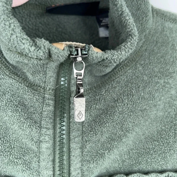 Vintage Patagonia Windzone Jacket Green Synchilla Ruffle Zip Front Fleece USA XS - Picture 5 of 13